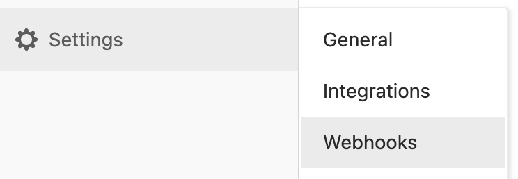 How to find Webhooks on GitLab.
